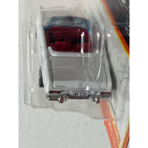 Matchbox 1963 Mercedes-Benz 230 SL Convertible Diecast Car NOC - Picture 7 of 7